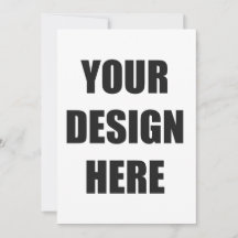 5 x 7 inbjudan att skriva ut anpassad design