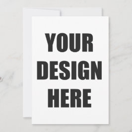 5 x 7 inbjudan att skriva ut anpassad design