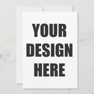 5 x 7 inbjudan att skriva ut anpassad design