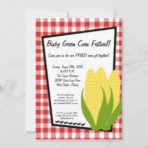 5 x 7 inbjudan till Picnic Summer Maj festival Par