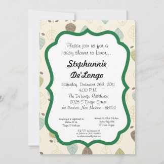 5 x 7 Jungle Safari Zoo Baby Shower-inbjudan Inbjudningar