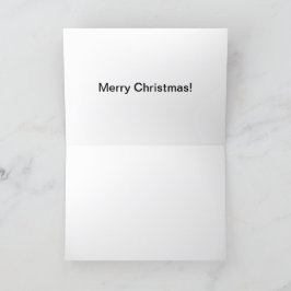 5 x 7-kort, God jul-kort, gris Tack Kort