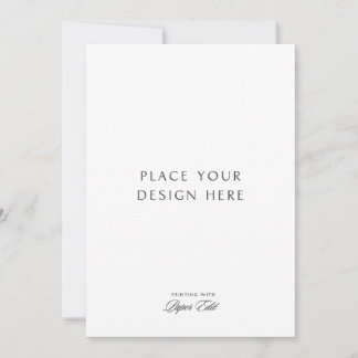 5" x 7" kortutskrifter inbjudningar