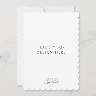 5" x 7" kortutskrifter inbjudningar