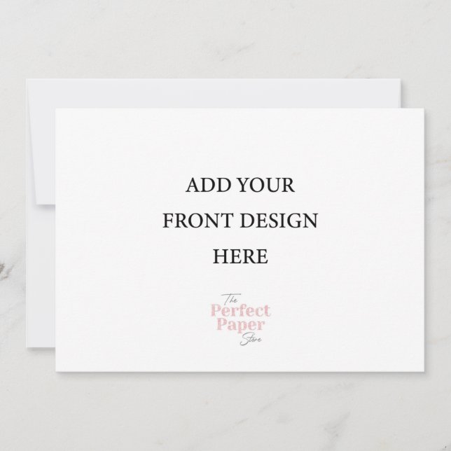 5 x 7 liggande inbjudan (Framsida)