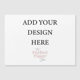 5 x 7 Magnetisk vykortsinbjudan liggande