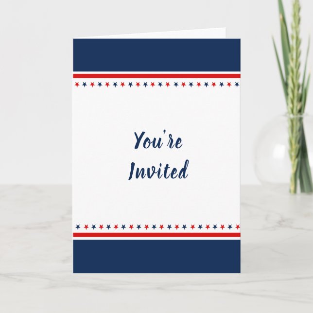 5 x 7-mappat gratulationskort för inbjudningar (Framsida)