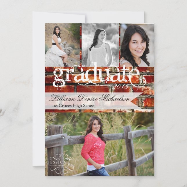 5 x 7-meddelande om Byggnad av brickmurskörning Meddelande (Framsida)