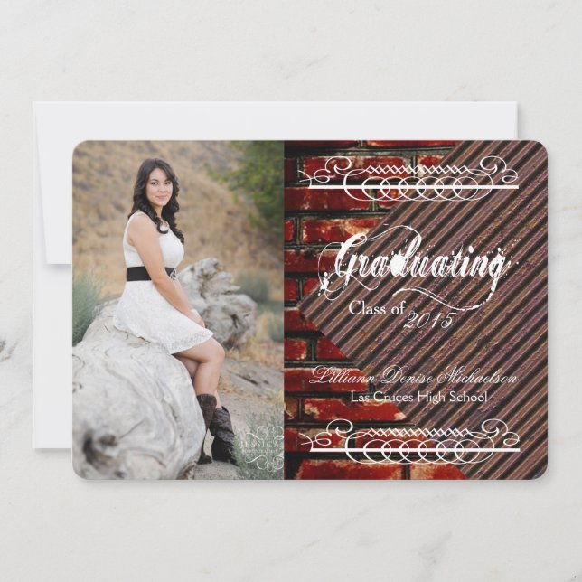 5 x 7-meddelande om Byggnad av brickmurskörning Meddelande (Framsida)