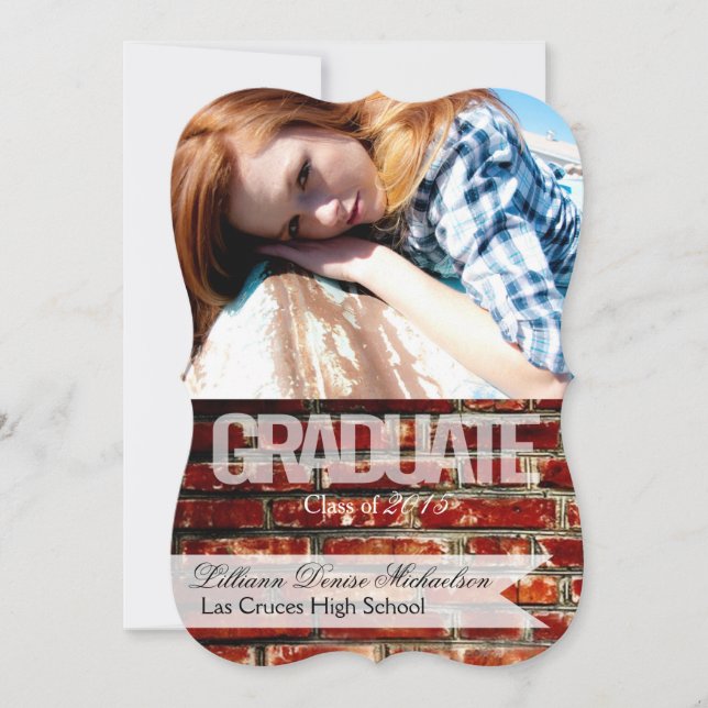 5 x 7-meddelande om Byggnad av brickmurskörning Meddelande (Framsida)