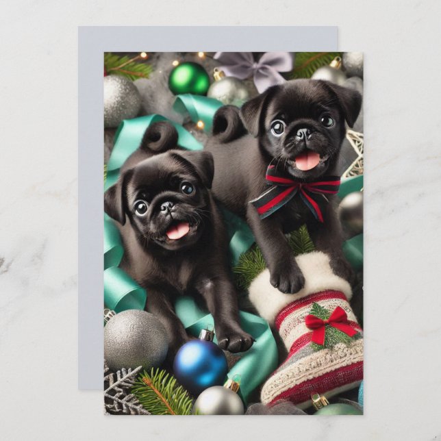 5 x 7 Platt Julkort (Fram/baksida)