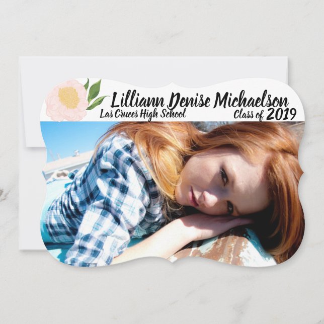 5 x 7 Senaste kungörelsen om Baby Rosa Cosmos om v Meddelande (Framsida)