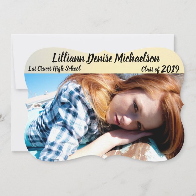 5 x 7 Senior Notification Sunny Morgon Farm Land Meddelande (Framsida)