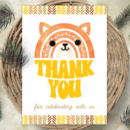 5 x 7 Tack Boho Woodland Fox Birthday Poster