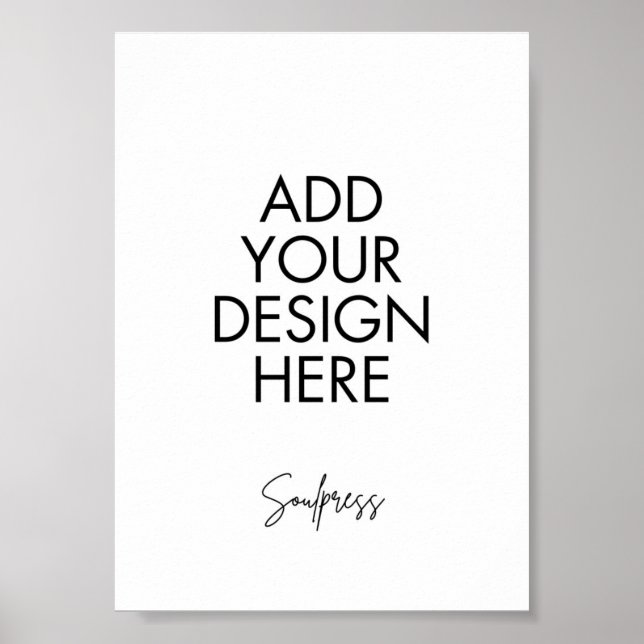 5 x 7-tums Anpassningsbar Skriv ut Poster (Framsidan)