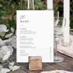 5 x 7-tums Bord-menykort i Bröllop vid Dubbla Meny<br><div class="desc">Elegant 5x7-tums Bröllop-meny-kort med flata meny-Elegant Kalligrafi Eat och Drink Bröllop-menyer | Enkel calligrafi Rustic Bröllop Menus Bröllop Menus,  Rustic Bröllop Menu,  Blommigt Wedidng Menu,  Bröllop Bord Menu</div>