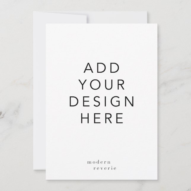 5 x 7-tums inbjudan (Baksida)