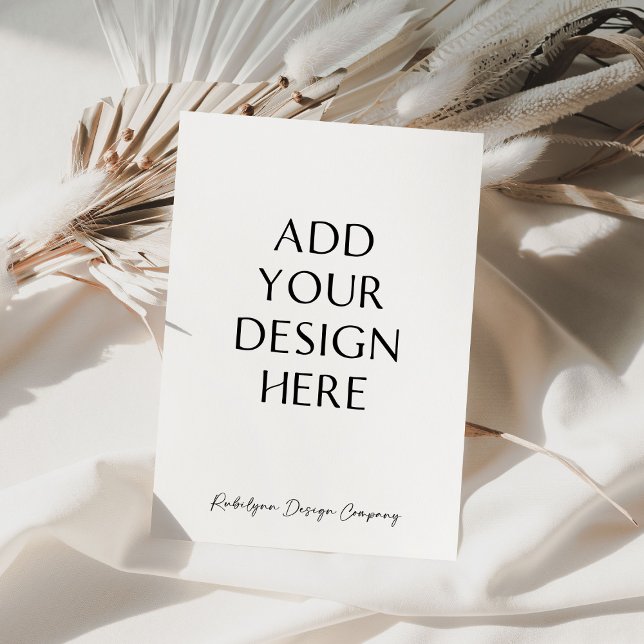 5 x 7-tums inbjudningskort för Anpassningsbar och  (Skapare uppladdad)