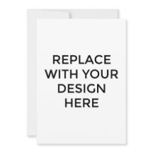 5 x 7-tums kort med bakgrundsdesign