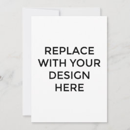 5 x 7-tums kort med bakgrundsdesign