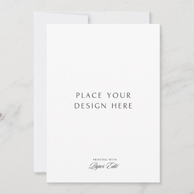 5 x 7-tums kortutskrift inbjudningar (Framsida)