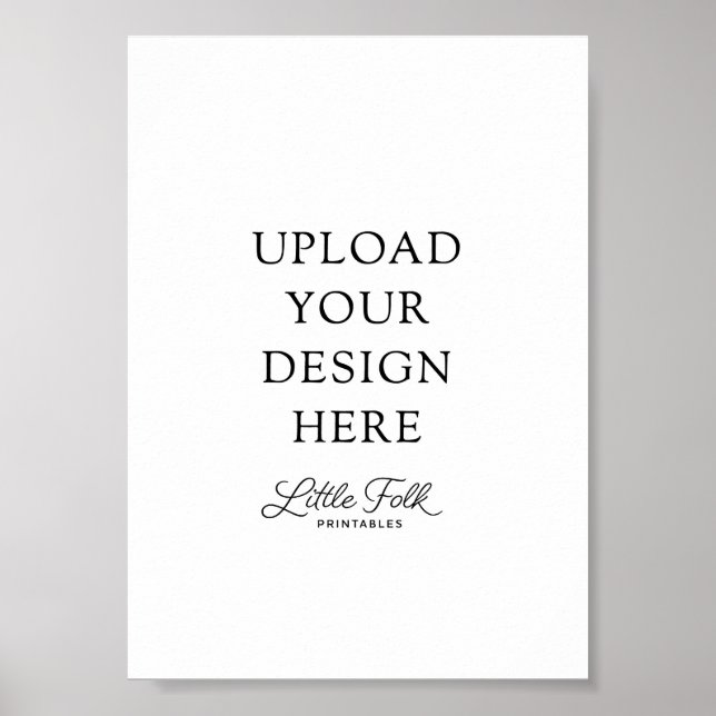 5 x 7-tums tecken poster (Framsidan)