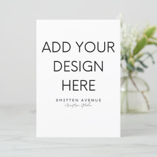 5 x 7-tums utskrift av inbjudan