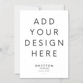 5 x 7-tums utskrift av magnetkort magnetisk inbjudningskort