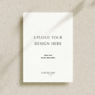 5 x 7-tums utskrift med enkelsidigt kort