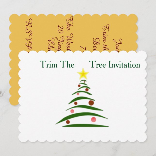 5 x 7 Uppmaning till uppringd Helgdag med kuvert Inbjudningar (Fram/baksida)