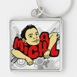 5c01eea9-a5c6-49e4-bb86-2ca63d21ad83 fyrkantig silverfärgad nyckelring