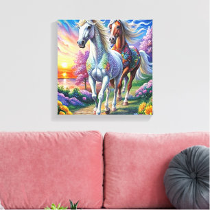 5D Diamant Painting Kit Horse Design DY Wall Art A Canvastryck