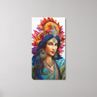 5D Impasto Oljemålning - Shakti Canvastryck