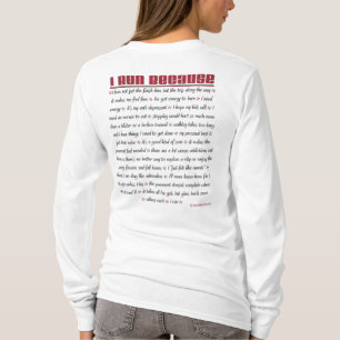 5K - Jag kör därför att Tee Shirt
