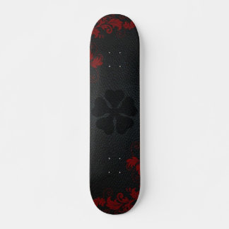 5leaf black clover mini skateboard bräda 18,5 cm