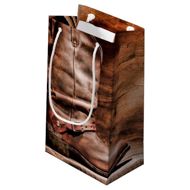 5lx3wx8,5h Small Gift Bag Boots Barn Wood R (Baksidan Vinklad)