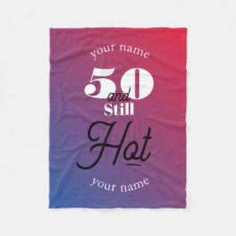 5O och stillastående hett Fleecefilt