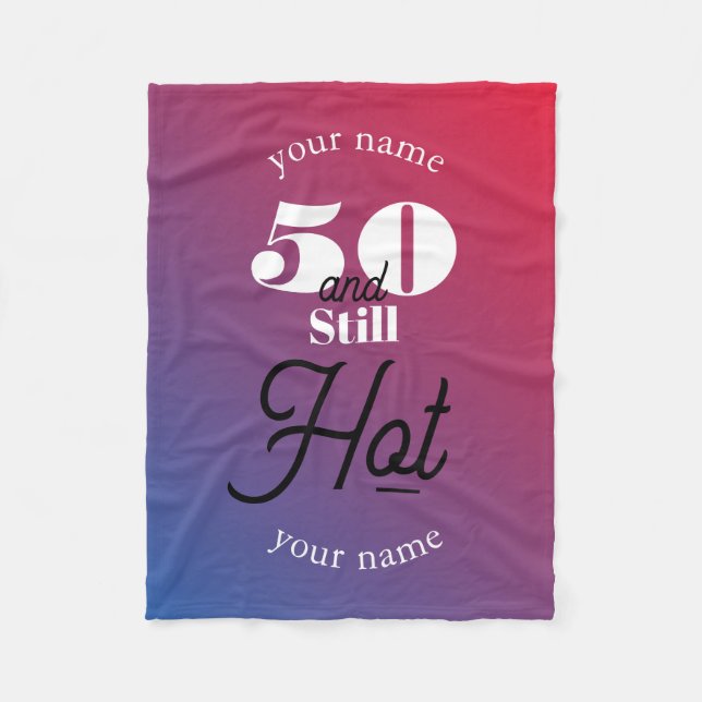 5O och stillastående hett Fleecefilt (Framsidan)