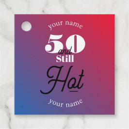 5O och stillastående hett Gåvor Etiketter