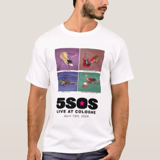 5SOS T-shirt med Banging Out The Tunes
