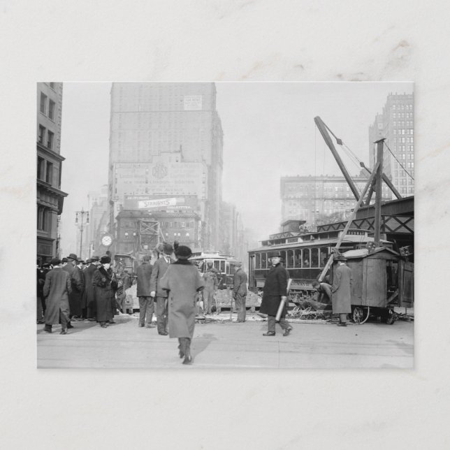 5th and Broadway, NYC: tidigt 1900-talet Vykort (Framsida)