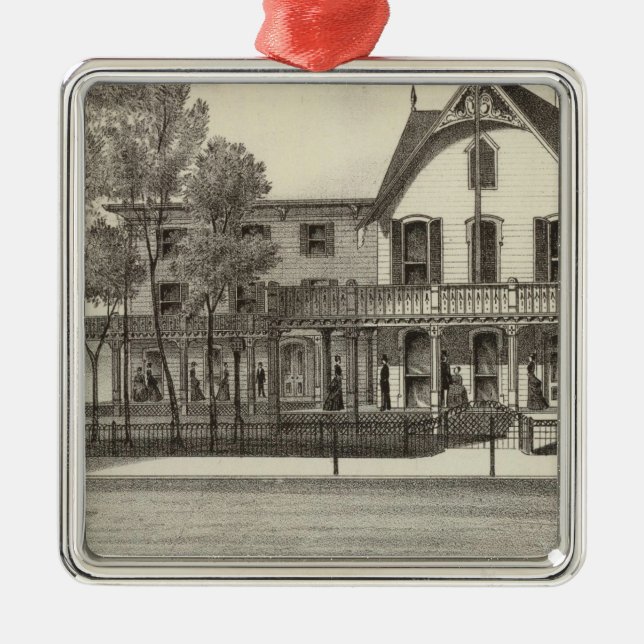 5th Avenue House, Ocean Beach, NJ Julgransprydnad Metall (Framsidan)