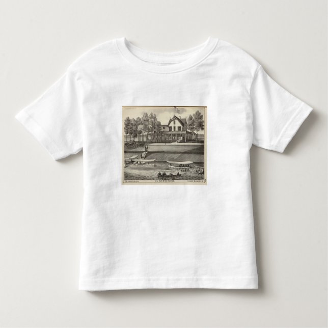 5th Avenyhus, havstrand, NJ T-shirt (Framsida)