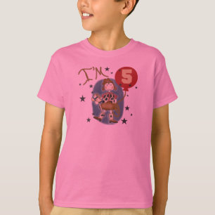 5th Cowgirlfödelsedag T-shirt