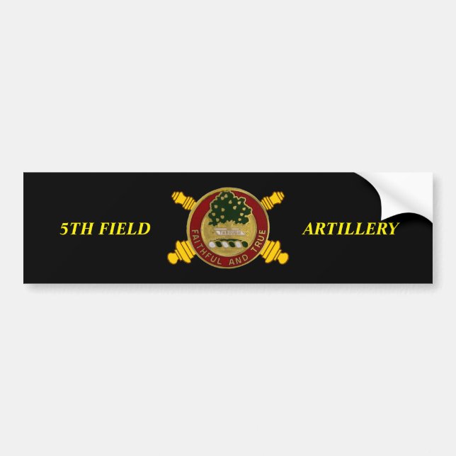 5TH FÄLTARTILLERIBILDEKAL BILDEKAL (Framsidan)