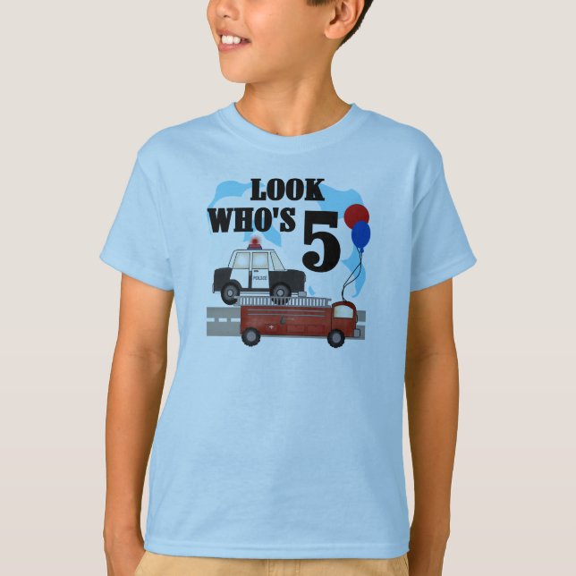 5th födelsedag för dagliga hjältar tee shirt (Framsida)