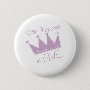 5th födelsedag för Princess Kröna Knapp