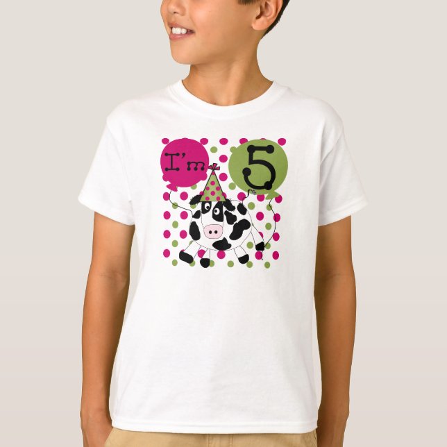 5th födelsedag för rosako tee shirt (Framsida)