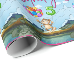 5th födelsedagapa för lycklig presentpapper