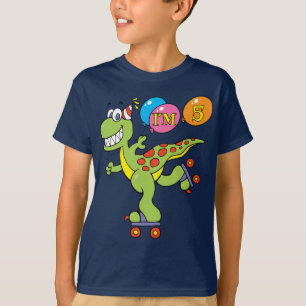 5th FödelsedagDinosaur Tee Shirt